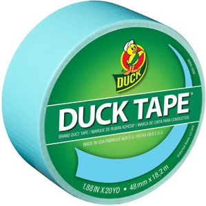 Duck 240980 Color Tape Frozen Blue, 1.88-Inch by 20 Yards, Single Roll