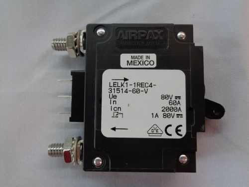 Airpax - LELK1-1REC4-31514-60-V    60Amp DC Breaker (Lot of 15)