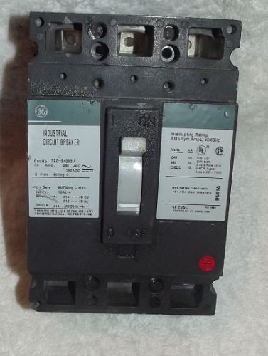 GE GENERAL ELECTRIC BREAKER TED134030 30A 30 A AMP 480Vac 3 POLE