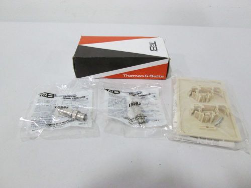 New thomas&amp;betts tb59wp2b 78-6210-69974 wall plate kit coax connector d297938 for sale