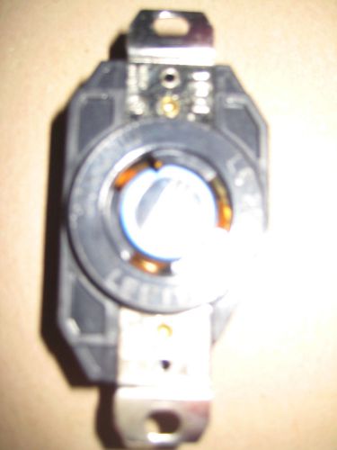 Leviton l6-20 model 2320 female receptacle new 250v 20a twist lock connector for sale