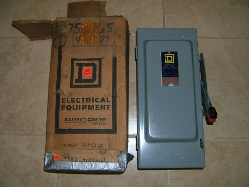 Square &#034;d&#034; #h261 safety switch for sale