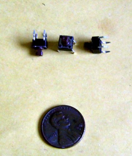 Lot of 3 SDTX-648-N Tactile Switches 12volt 50mA 6mm by BOURNS