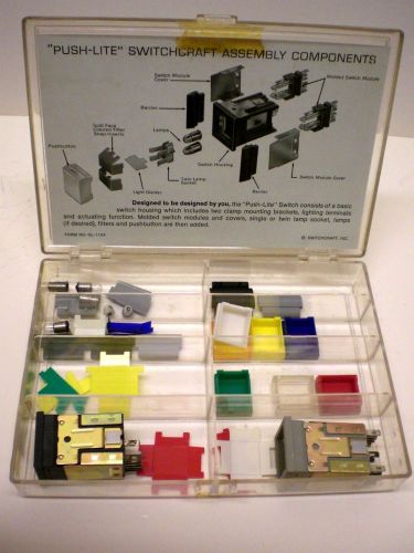 2 Push-Lite Switch Kits K-129, SWITCHCRAFT, Made in USA