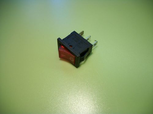 Rocker switch 3 pin lighted power tool &amp; appliance ac 125v 10a ... 250v 6a  spst for sale