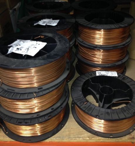 Solid bare copper ground wire 10 awg 800&#039; reel for sale