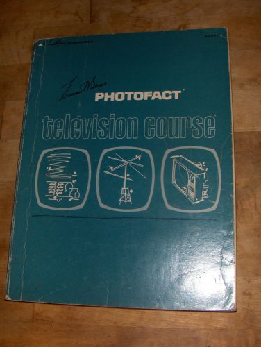 Photofact Television Course Servicing Course Howard Sams Publication 1972