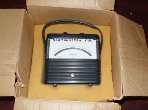 Large vintage weston model 901 portable millivolts milli volts meter voltmeter for sale