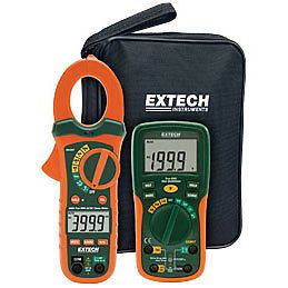 Extech etk35 electrical test kit w/trms ac/dc clamp meter for sale