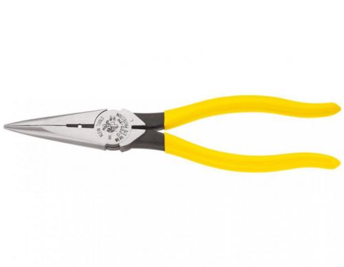 Klein Tool 8&#039;&#039; Heavy-Duty Long Nose Pliers w/Wire Stripping T21212
