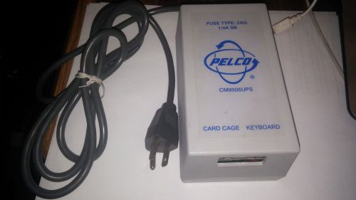 PELCO POWER SUPPLY / CARD CAGE FOR JOYSTICK/CONTROLLER CM9505UPS 1/4A SB