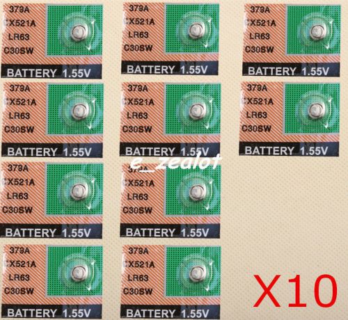 10pcs lr521 perfect batteries coin batteries watch batteries for sale