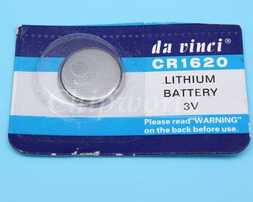 10PCS CR1620 Button batteries 3V Li Battery Coin Battery watch Battery