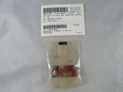Lot of 5 ~ general atomics ~ dialight ~  red indicating lens cap part 186–1471a for sale