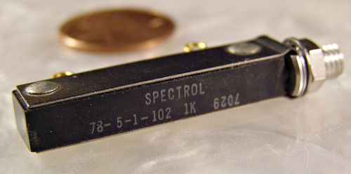Spectrol 1K ohm 20 turn Vintage Trimmer Potentiometer NOS 1970