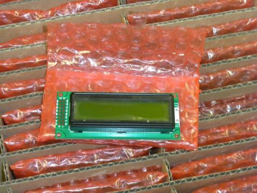 BOX OF 144 NEW ~ LCD CHARACTER DISPLAY MODULE 16 X 2, BACKLIGHT LCM-H01602DSF/F