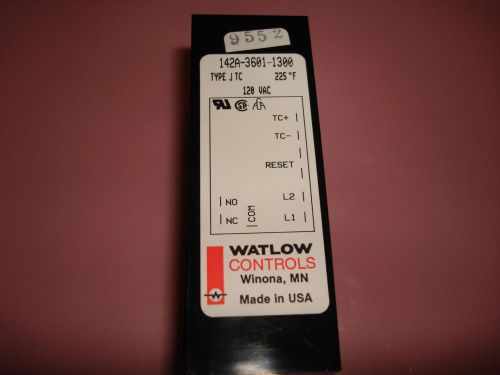 Watlow 142A-3601-1300 J-T/C Safety Limit Temperature Control Temp Controller
