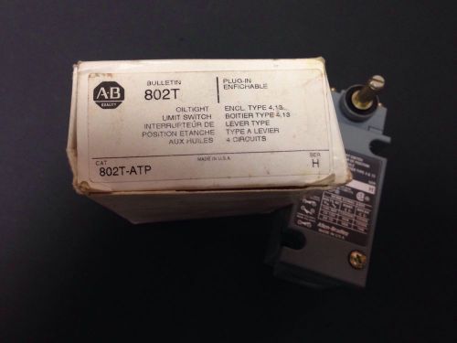Allen Bradley 802T-ATP Oil Tight Limit Switch Lever Type Series H