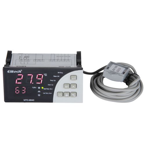 Temperature humidity controller ac 220v-240v mtc-6040 0%-100%rh accuracy ±3%rh for sale