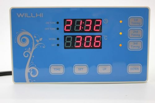12v double digital temperature thermostat controller + timing time control for sale