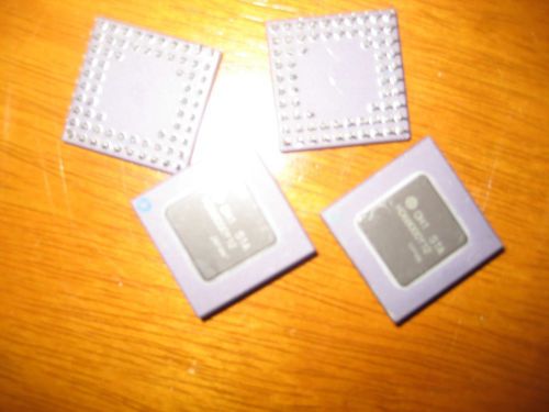 Hitachi Microprocessor Chip 68 PIN Ceramic PGA  PCB LOT 4 # HD68000Y12  OH1 S1A