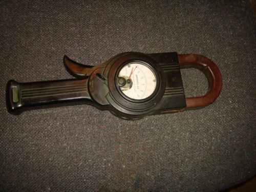 VINTAGE WESTON CLAMP ON 1000 AMP AC MODEL 633 AND VOLT METER MADE IN USA