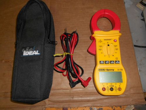 Ideal 61-726 Digisnap 1200 Amp Clamp Meter w/ Case