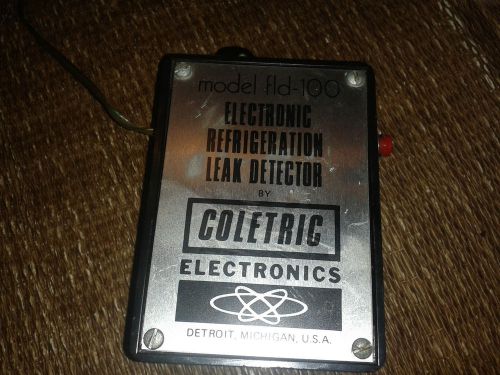 COLETRIC ELECTRONICS MODEL FLD-100  ELECTRONIC LEAK DETECTOR