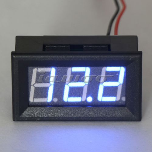 Dc blue led digital voltage panel meter  dc 15v-80v voltage monitor meter for sale