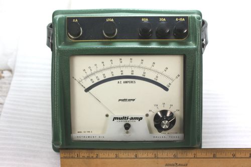 A.c. amp meter multi-amp range 0-.6/120a #135 -----a-24 for sale