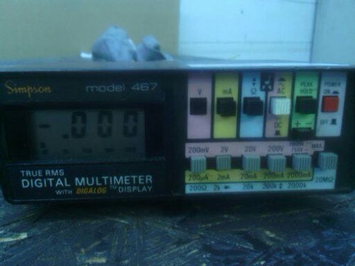 Simpson 467 RMS Multimeter