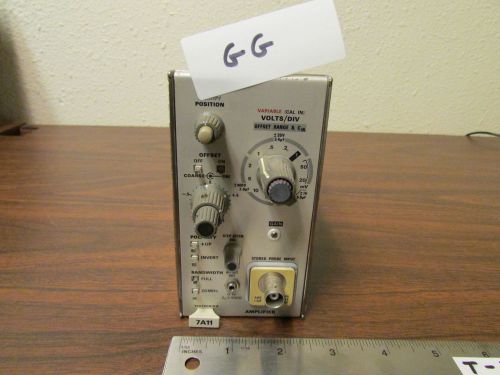 GG Tektronix 7A11 Oscilloscope Plugin s/n B082006 Amplifier