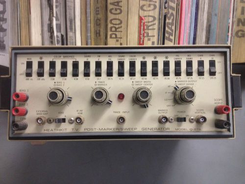 Heathkit TV Post-Marker/Sweep Generator Model IG-57A with manual and attenuator