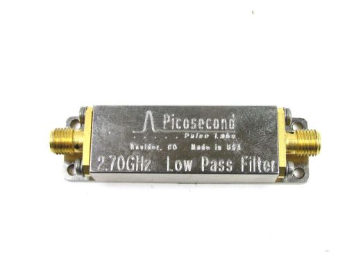 Pulse labs picosecond 2.70ghz low pass filter 5915-100-2.70ghz for sale