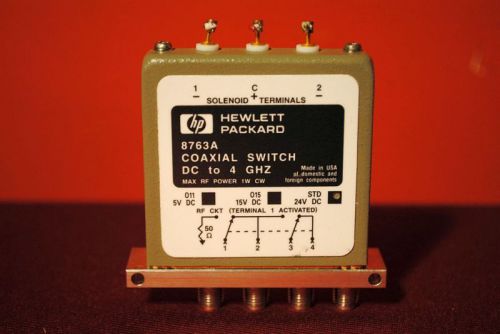 HP 8763A Coaxial Switch