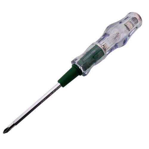12~250v dual purpose screwdriver type electrical tester pen phillips slotted tip for sale