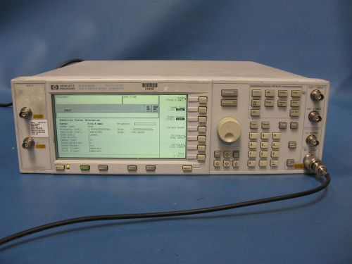 Hp e4430b esg-d series signal generator -  250khz to 1ghz +opt ie5 - tested! for sale