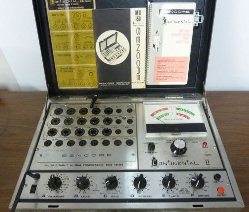 Vintage Sencore MU150 Continental II vacuum tube tester