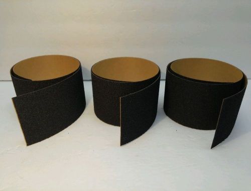 Lot of 3- Non Slip Tape- Similar to 80 Grit- 29 3/4&#034;L x 3&#034;W- Cut to Fit- NEW!!