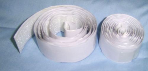 1&#034; Self-adhesive Velcro Hook Loop Tape Strip 1M WHITE