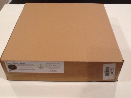 Eco select floor maintenance pads green 20&#034; case of 5 pads. reorder 422014 for sale