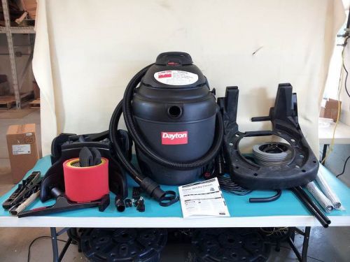 Dayton industrial 2 stage 20 gallon wet/dry vacuum for sale