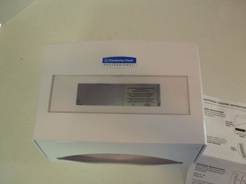 Lot of 4 new kimberly-clark professional compact scottfold towel dispenser 09217 for sale
