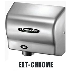 New! american dryer ext7-c extremeair energy efficient hand dryer, steel satin for sale