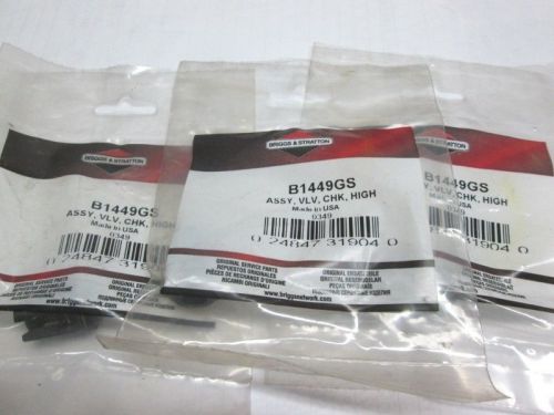 GENERAC Briggs Power Products Check Valves for EG pumps 3ea # B1449GS - NEW