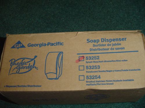 GEORGIA PACIFIC SOAP DISPENSER 53252  SPLASH BLUE   NEW