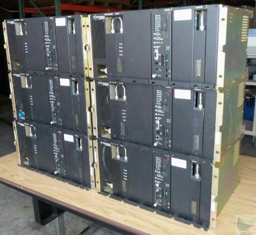 Lot of 6 motorola t5365a quantar chassis w amp exciter ctrl receiver for sale