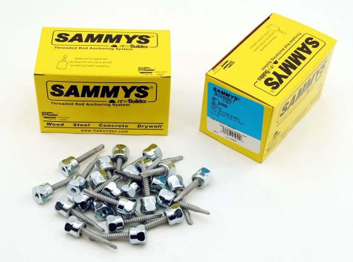(25) Sammys 1/4-20 x 1-1/2 Threaded Rod Hanger for Steel 8026957 Self-Drilling