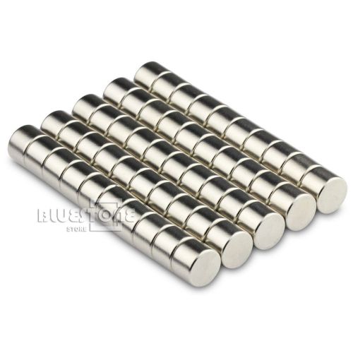 Lot 50 x super strong round n50 cylinder magnets 8 * 6 mm neodymium rare earth for sale