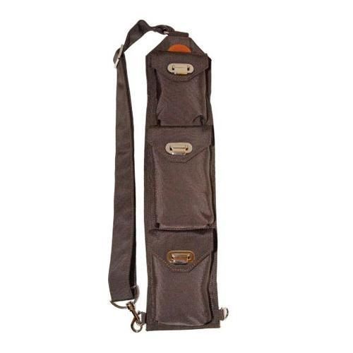 Sucaro dark brown nylon freedom strap with drop lock flaps #010303c for sale